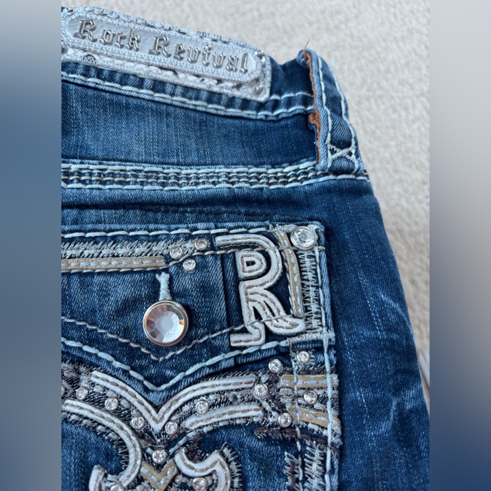 Rock Revival Bling Bootcut Jeans - Picture 6 of 6